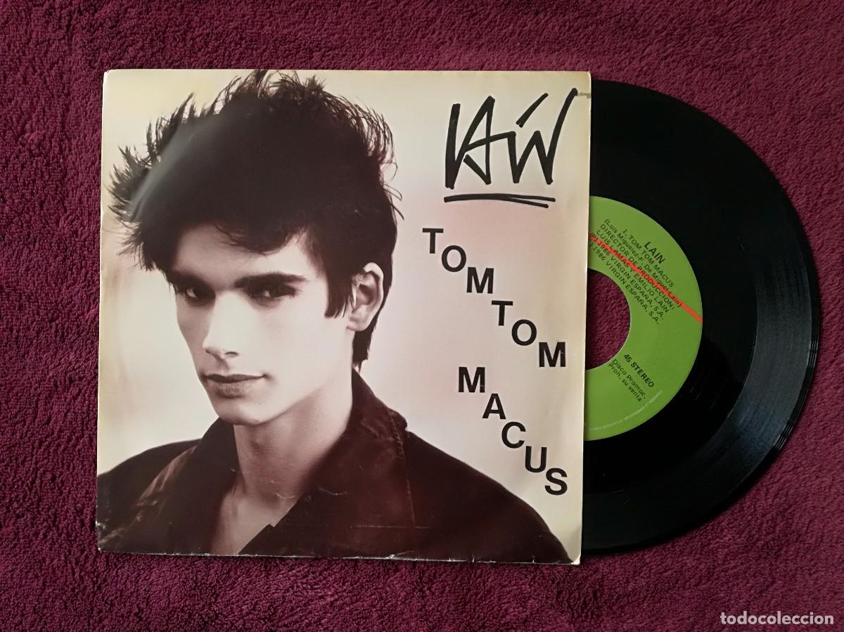 Discos de vinilo: LAIN - TOM TOM MACUS (VIRGIN) SINGLE PROMOCIONAL - PEDIDO MINIMO 7&euro; - Foto 1