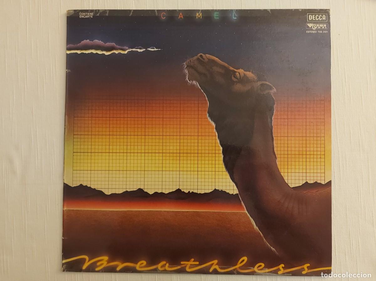 Discos de vinilo: LP Camel. Breathless - Foto 1