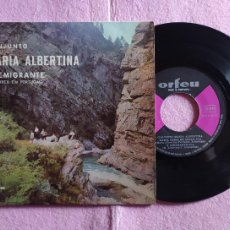 Discos de vinilo: 7” MARIA ALBERTINA – MARIA CHEIA DE GRAÇA - ORFEU ATEP6177 - PORTUGAL PRESS - EP (EX/EX)