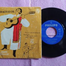 Discos de vinilo: 7” TRIO LOS PARAGUAYOS – BAJO EL CIELO DEL PARAGUAY +3 - PHILIPS 421 014 PE - SPAIN - EP (VG+/EX)