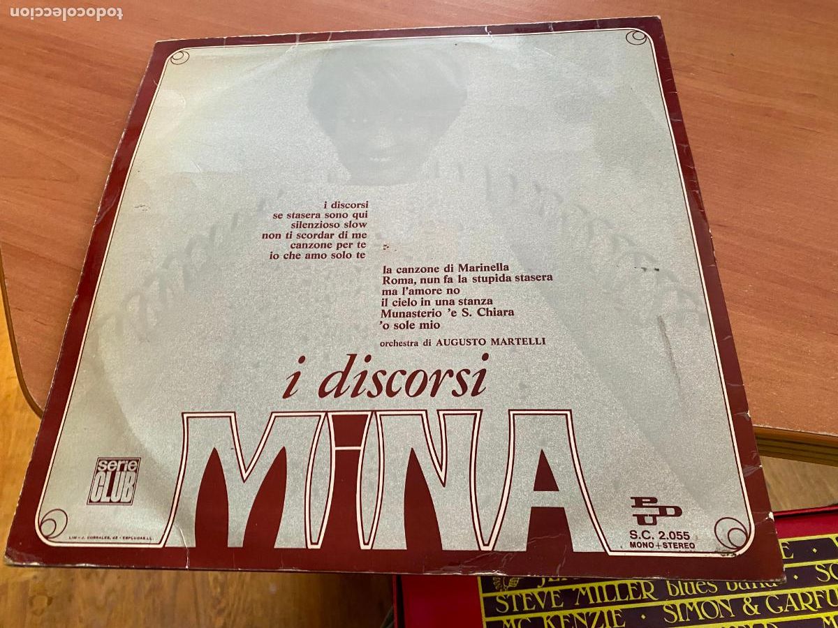 Discos de vinilo: MINA (I DISCORSI) LP ESPA&Ntilde;A 1969 (B-48) - Foto 3