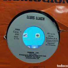 Discos de vinilo: LLUÍS LLACH SINGLE SOMNIEM / LA MULA SABÍA 1979