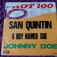Discos de vinilo: JOHNNY DOE – SAN QUINTIN ,VINYL 7”, SINGLE 1969 SPAIN SN 20.343