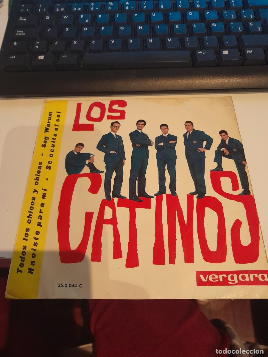 Discos de vinilo: disco single Los Catinos - Foto 1