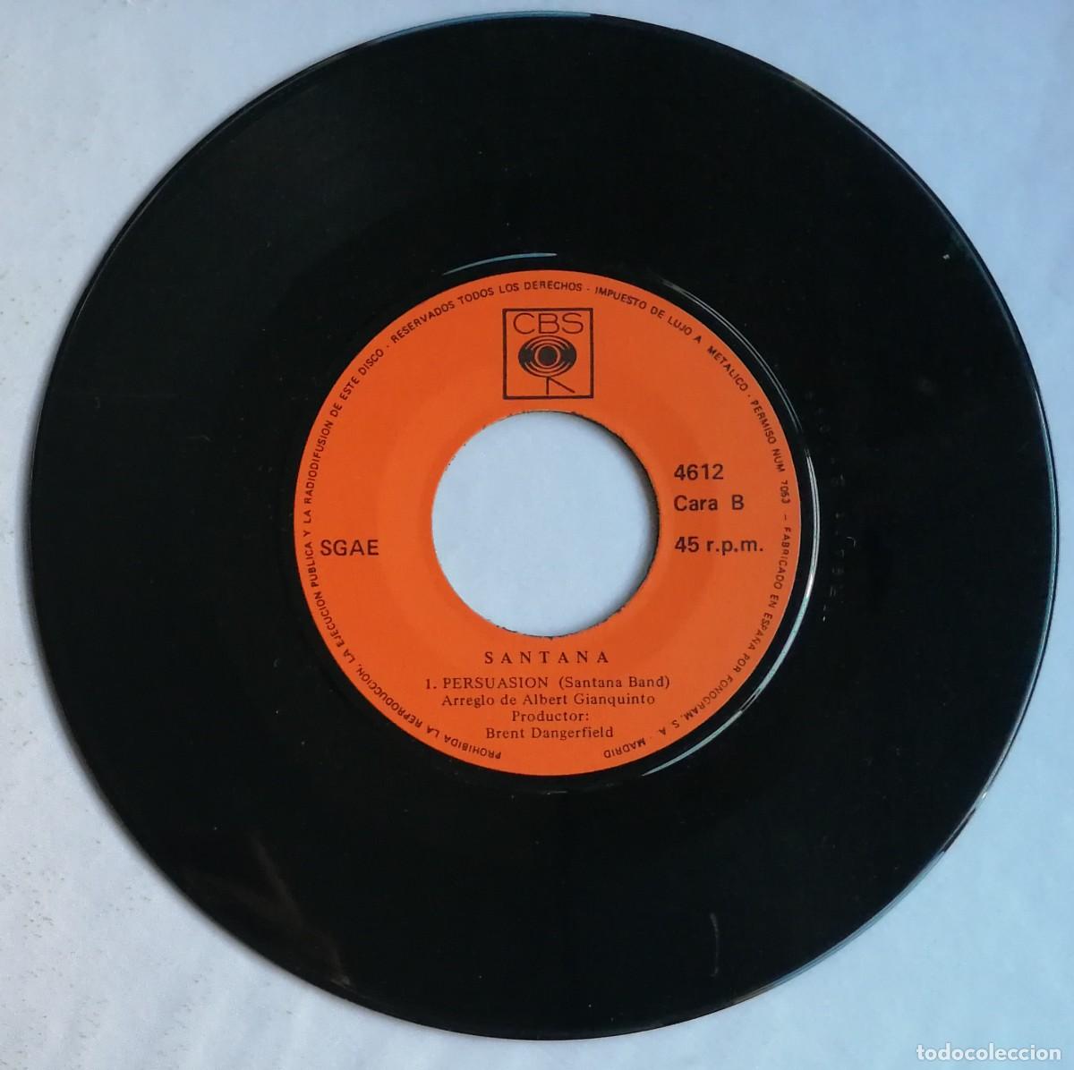 Discos de vinilo: Santana, Jingo, CBS 4612 - Foto 3