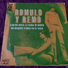Dischi in vinile: ROMULO Y REMO – A MI ME GUSTA LA CAMA DE MARIA VINYL 7”, SINGLE 1973 SPAIN S-5247