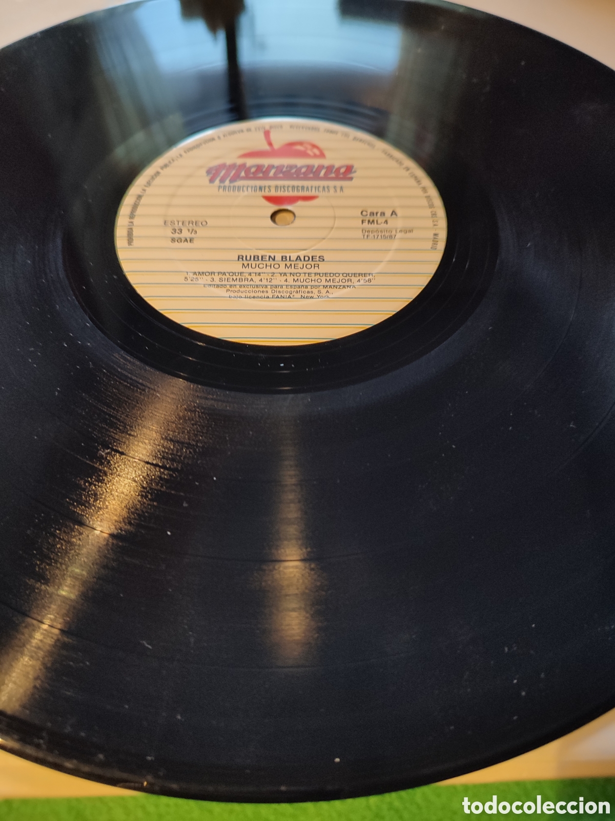 Discos de vinilo: Rub&eacute;n Blades - Mucho mejor - Foto 3