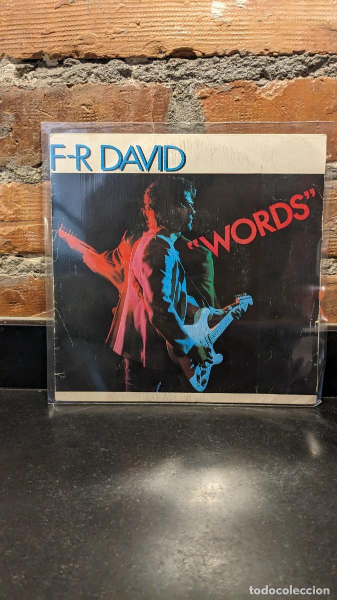 Discos de vinilo: FR David Words single Carrere Espa&ntilde;a 1982 - Foto 1
