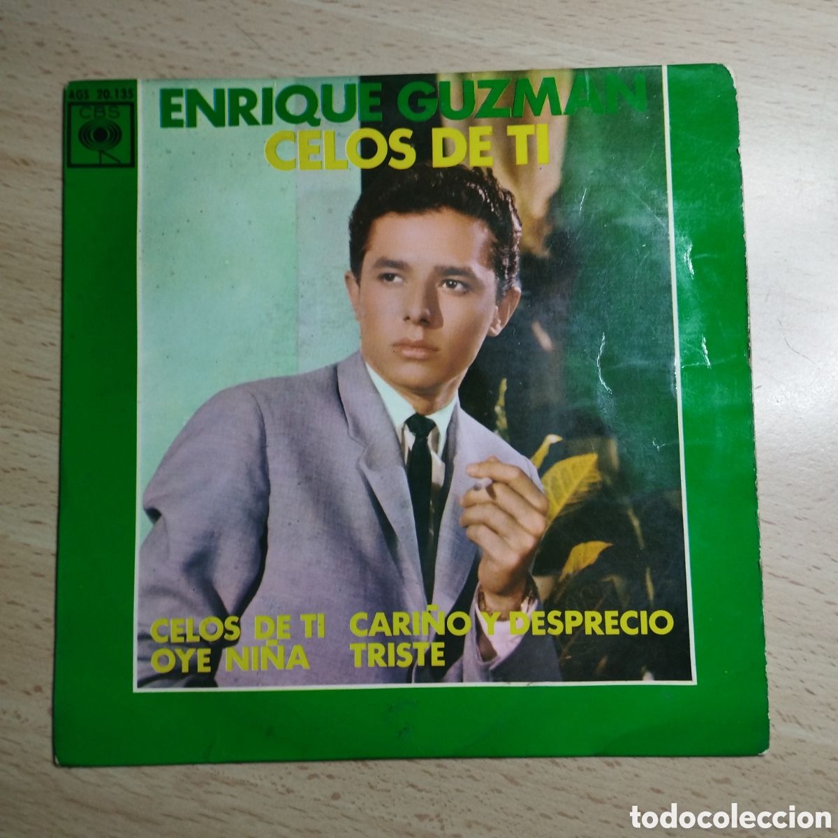 Discos de vinilo: EP 7&rdquo; Enrique Guzm&aacute;n 1963 Celos de t&iacute; + 3 - Foto 1