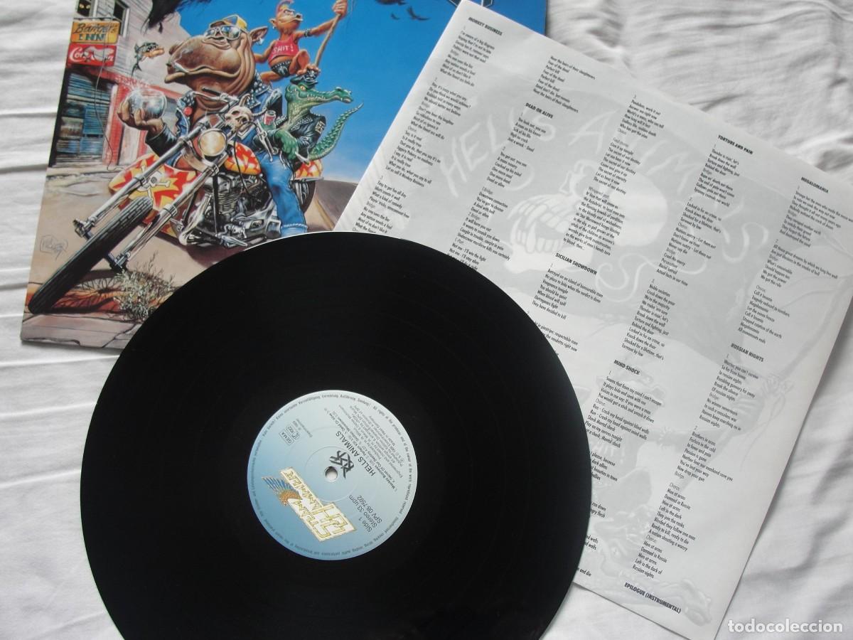 Discos de vinilo: LP RISK hells animals NUEVO thash metal aleman - Foto 3