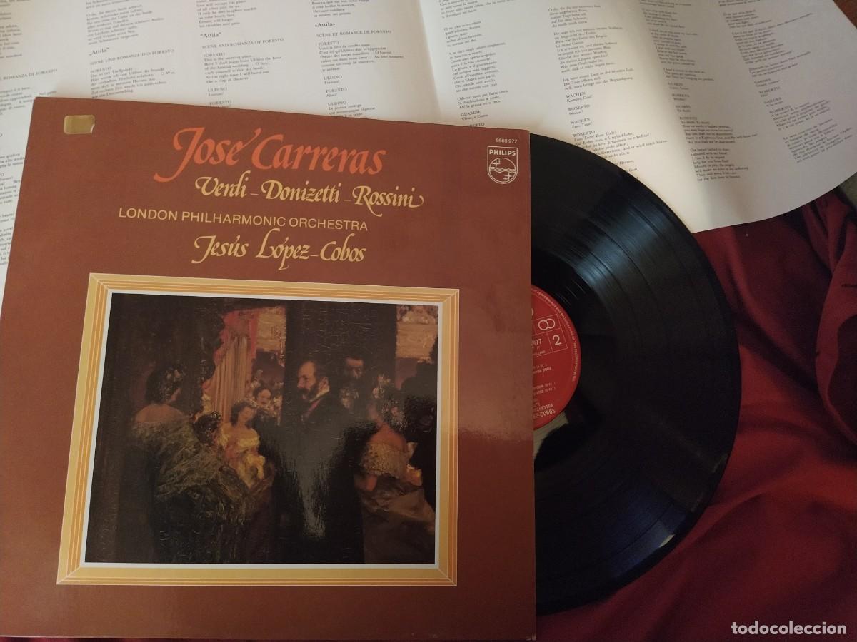 Discos de vinilo: Jos&eacute; carreras lp Verdi Donizetti rossini ver fotos