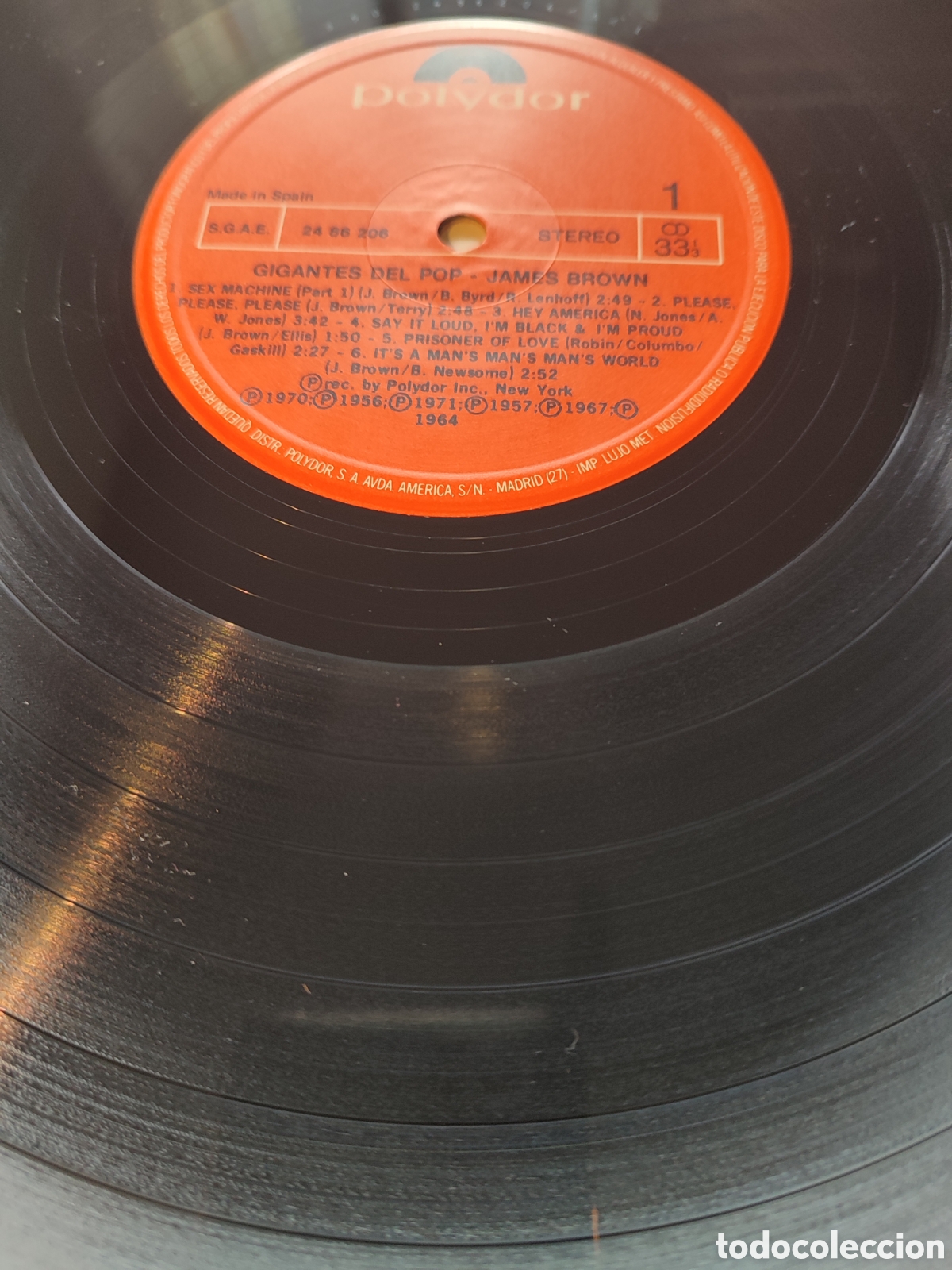 Discos de vinilo: James Brown - Gigantes del Pop vol 4 - Foto 3