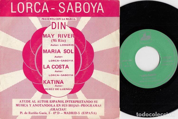 Discos de vinilo: LORCA SABOYA - MAY RIVER - EP DE VINILO EN DIN - C-13 - Foto 1