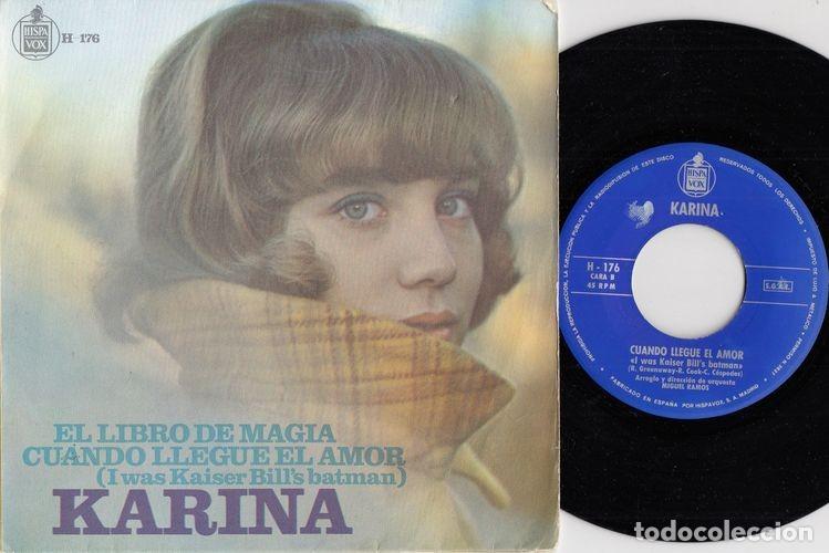 Discos de vinilo: KARINA - EL LIBRO DE MAGIA - SINGLE DE VINILO - C-62 - Foto 1