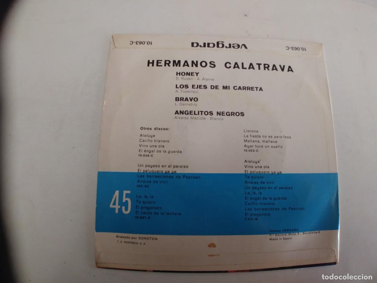 Discos de vinilo: HERMANOS CALATRAVA-EP HONEY +3 - Foto 2