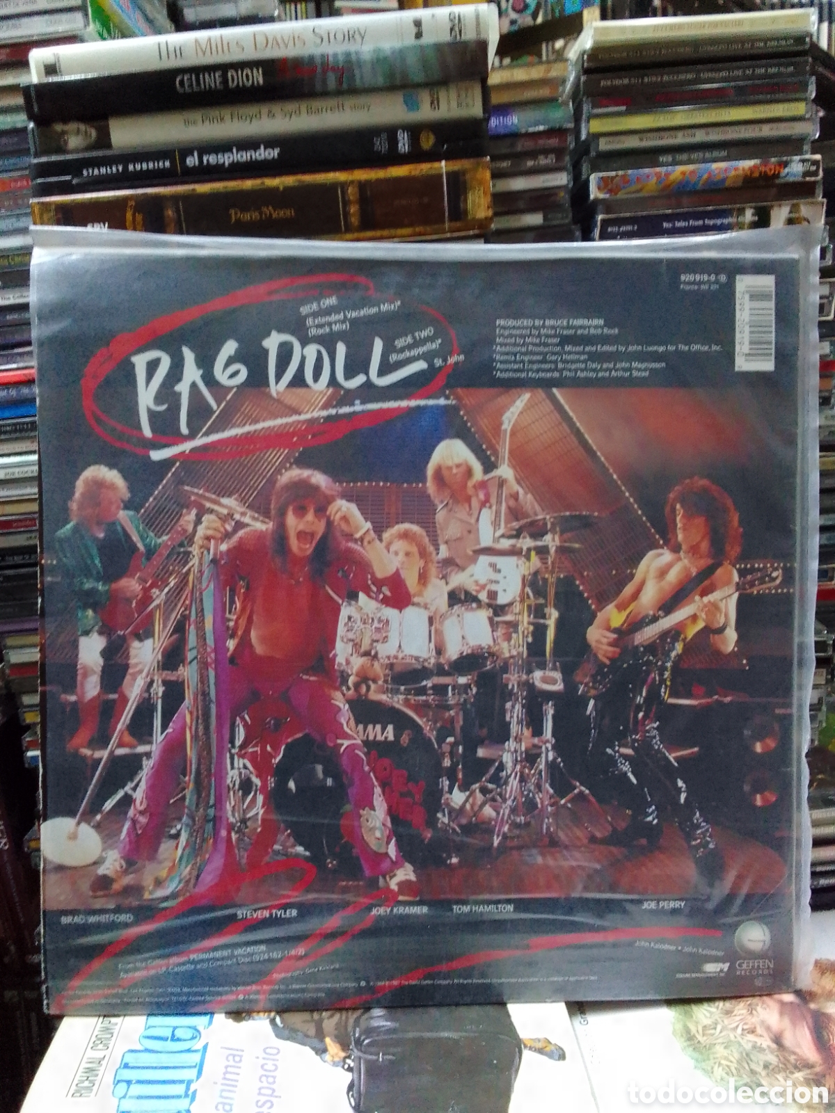 Discos de vinilo: Aerosmith Rag doll y St John - Foto 2