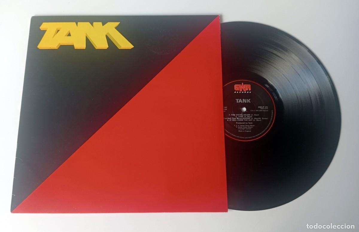 Discos de vinilo: LP TANK - TANK (ORIGINAL 1987) - Foto 3