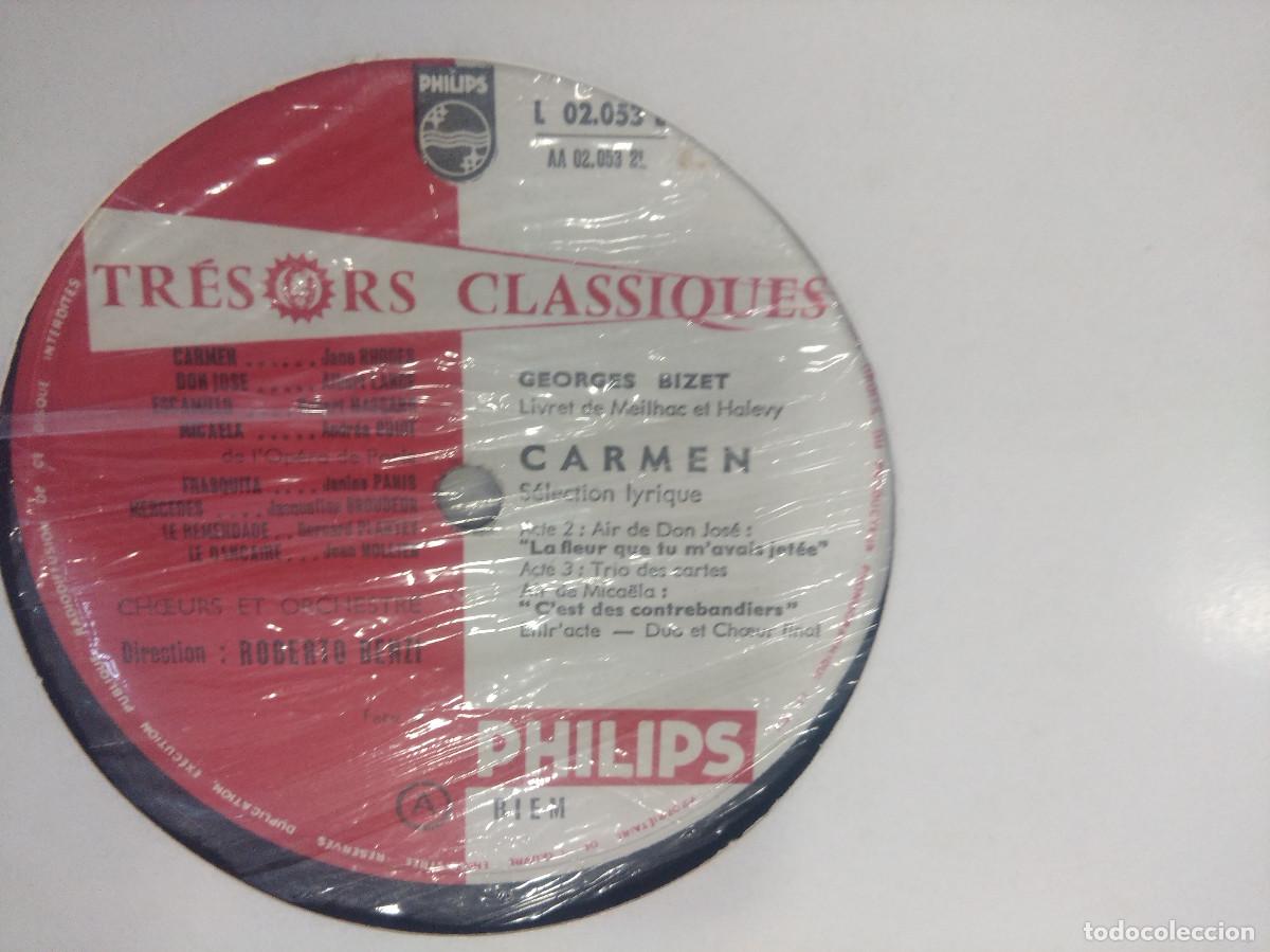 Discos de vinilo: GEORGES BIZET/CARMEN/VINILO GATEFOLD. - Foto 3