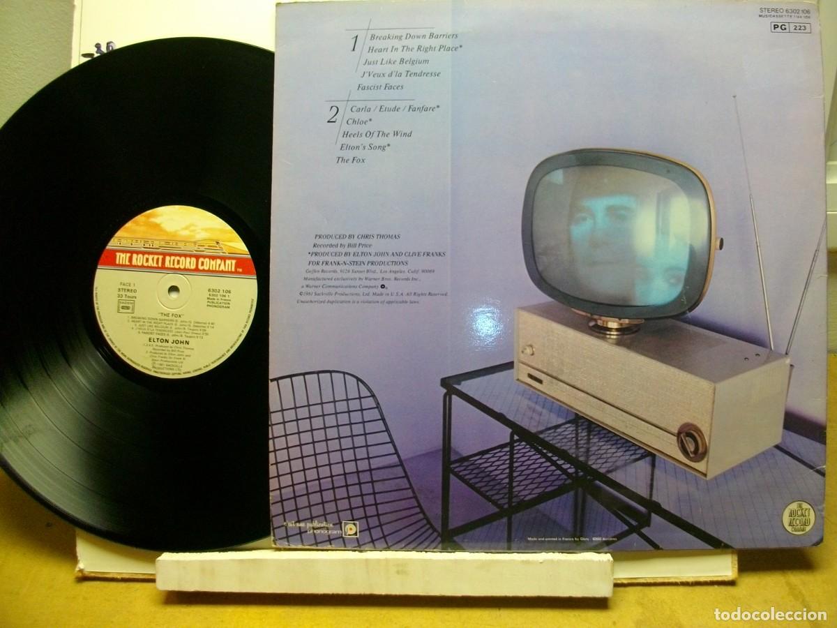Discos de vinilo: Elton John &ndash; The Fox LP - Foto 2