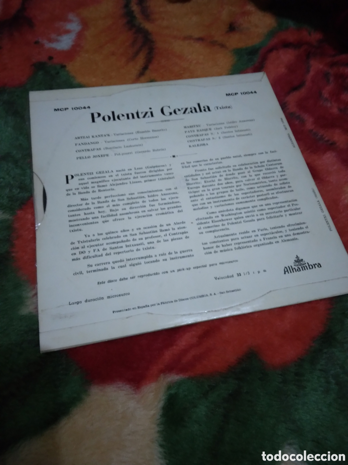 Discos de vinilo: Polenta Gezala,Alhambra, - Foto 2
