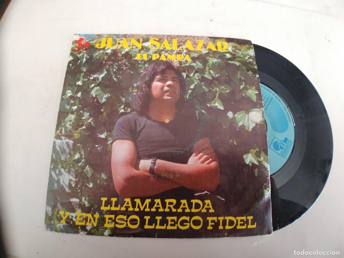 Discos de vinilo: JUAN SALAZAR-SINGLE LLAMARADA - Foto 1