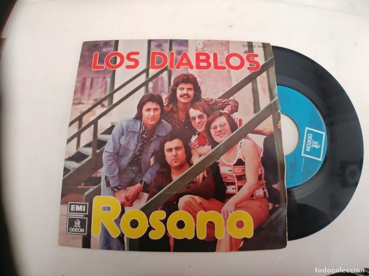 Discos de vinilo: LOS DIABLOS-SINGLE ROSANA - Foto 1