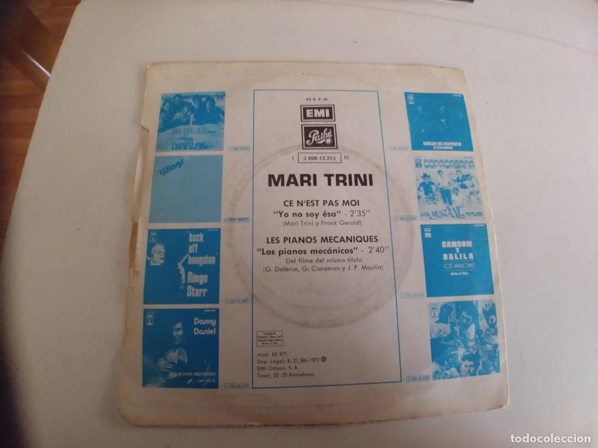Discos de vinilo: MARI TRINI-SINGLE CE NEST PAS MOI - Foto 2