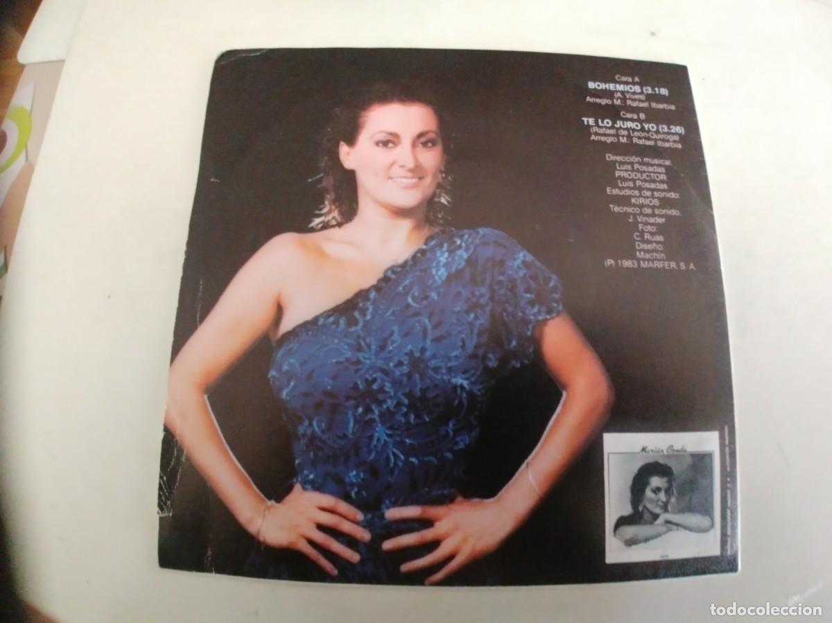 Discos de vinilo: MARIAN CONDE-SINGLE BOHEMIOS - Foto 2