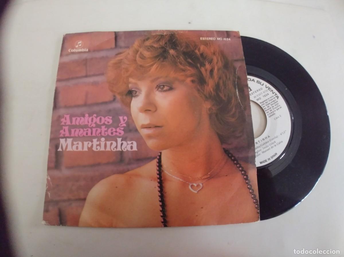Discos de vinilo: MARTINHA-SINGLE AMIGOS Y AMANTES - Foto 1