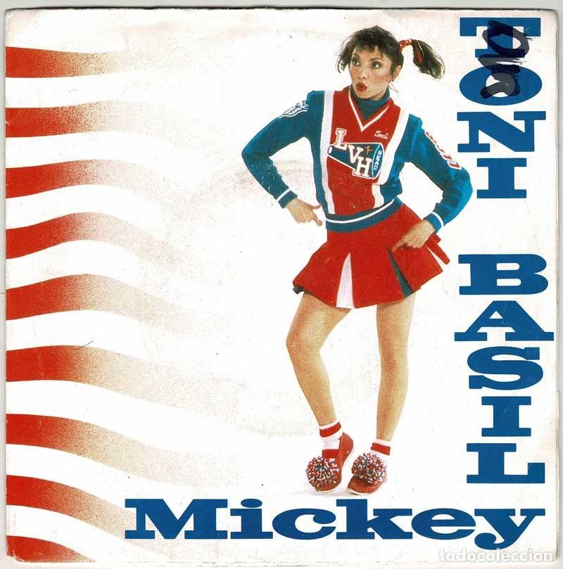 Discos de vinilo: Toni Basil - Mickey / Hanging Around. Single - Foto 1