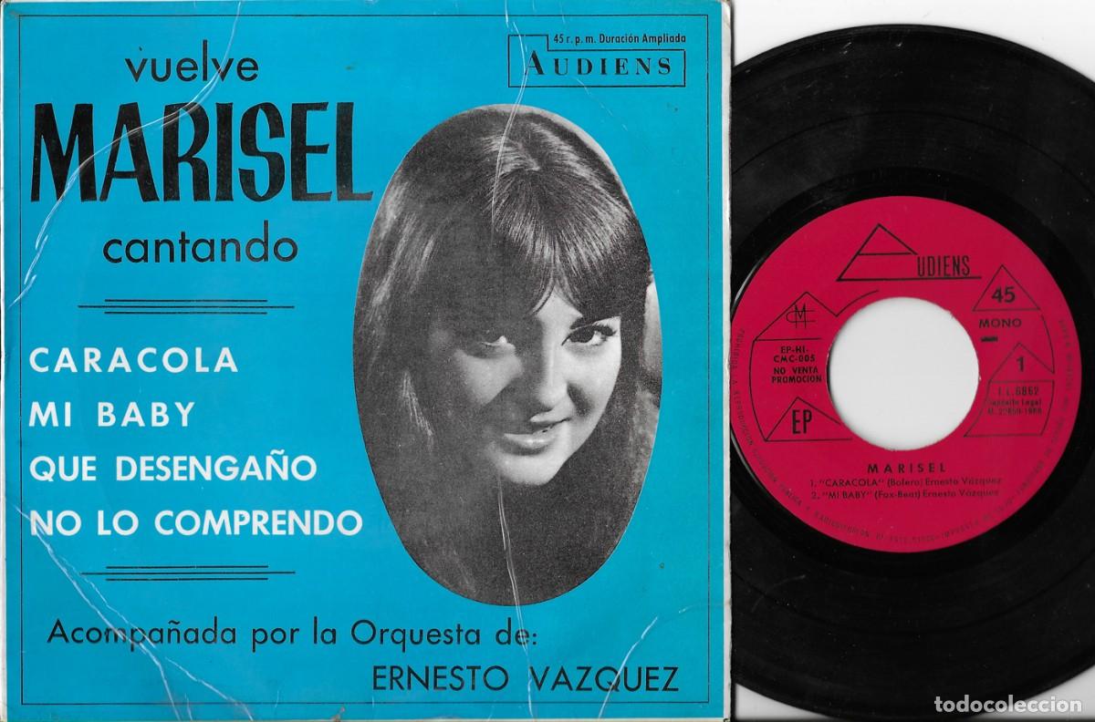 Discos de vinilo: MARISEL EP CARACOLA PROMOCIONAL 1968 - Foto 1