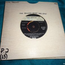 Discos de vinilo: ELVIS PRESLEY & THE JORDANAIRES. ONE BROKEN HEART FOR SALE. RCA VICTOR, 1963. EDC. UK. (#)