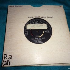 Discos de vinilo: ELVIS PRESLEY & THE JORDANAIRES. YOU´LL NEVER WALK ALONE. RCA VICTOR, 1968. EDC. UK. IMPECABLE(#)