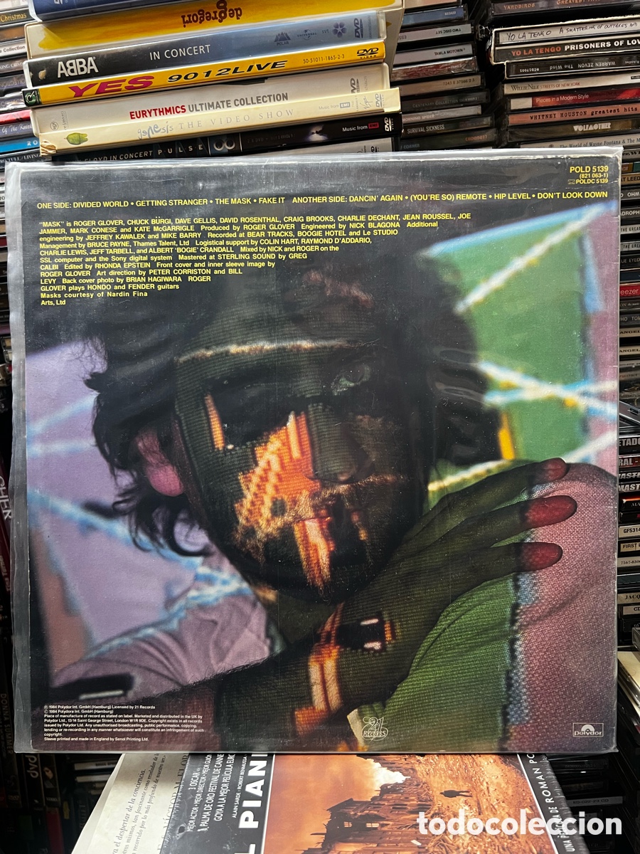 Discos de vinilo: Roger Glover Mask - Foto 2