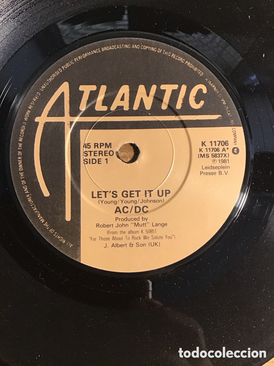 Discos de vinilo: AC/DC LET&rsquo;S GET IT UP - Foto 3