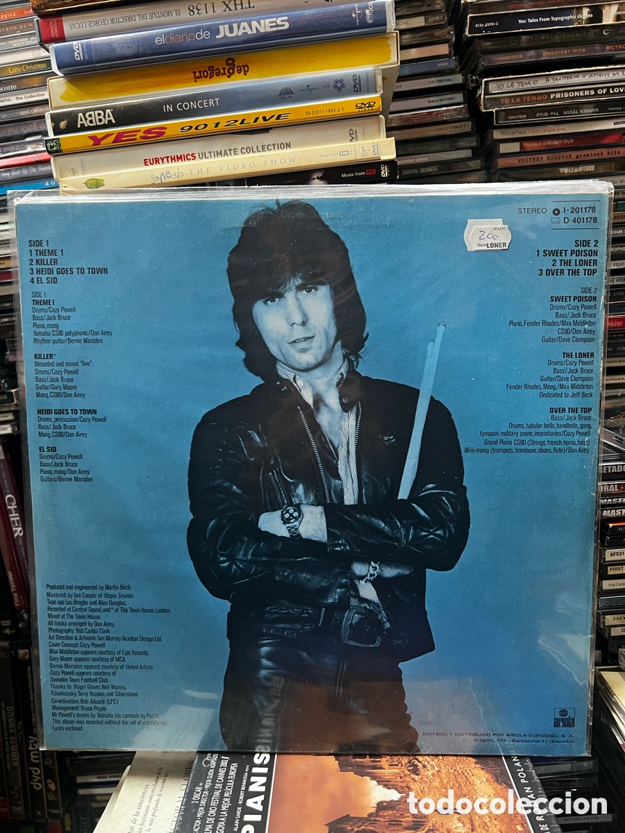 Discos de vinilo: Cozy powell Over the top - Foto 2