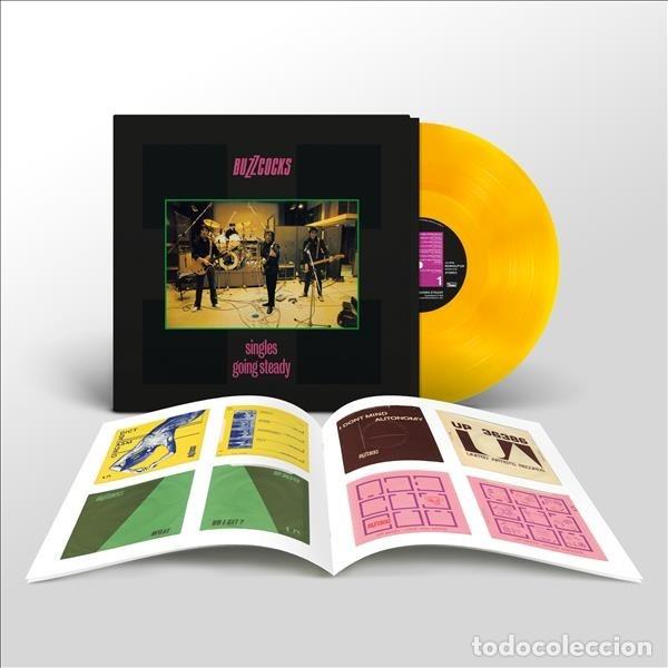 Discos de vinilo: LP BUZZCOCKS SINGLES GOING STEADY , VINILO NARANJA , REMASTERIZSDO, LIMITADO , NUMERADO - Foto 1