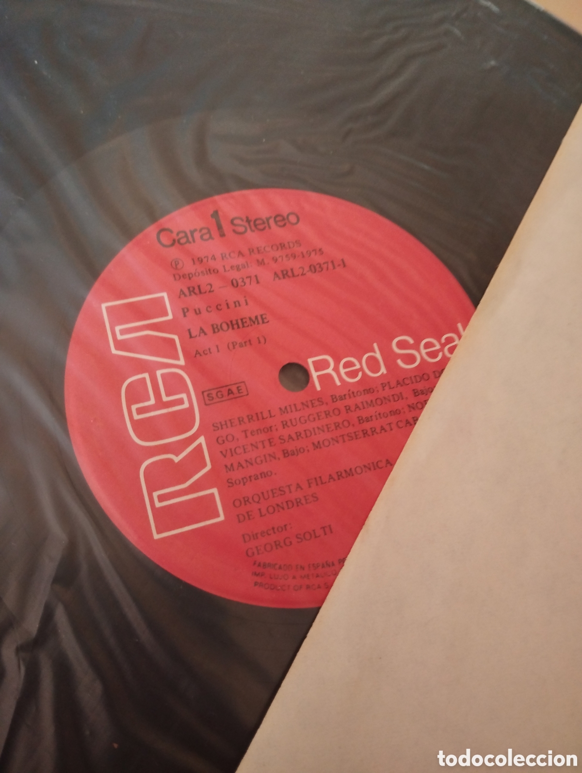 Discos de vinilo: La boh&egrave;me. Puccini - Foto 9