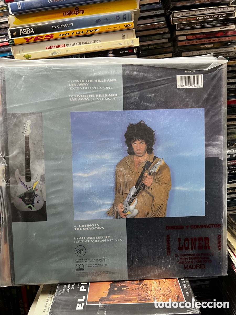 Discos de vinilo: Gary Moore Over the hills and far away - Foto 2