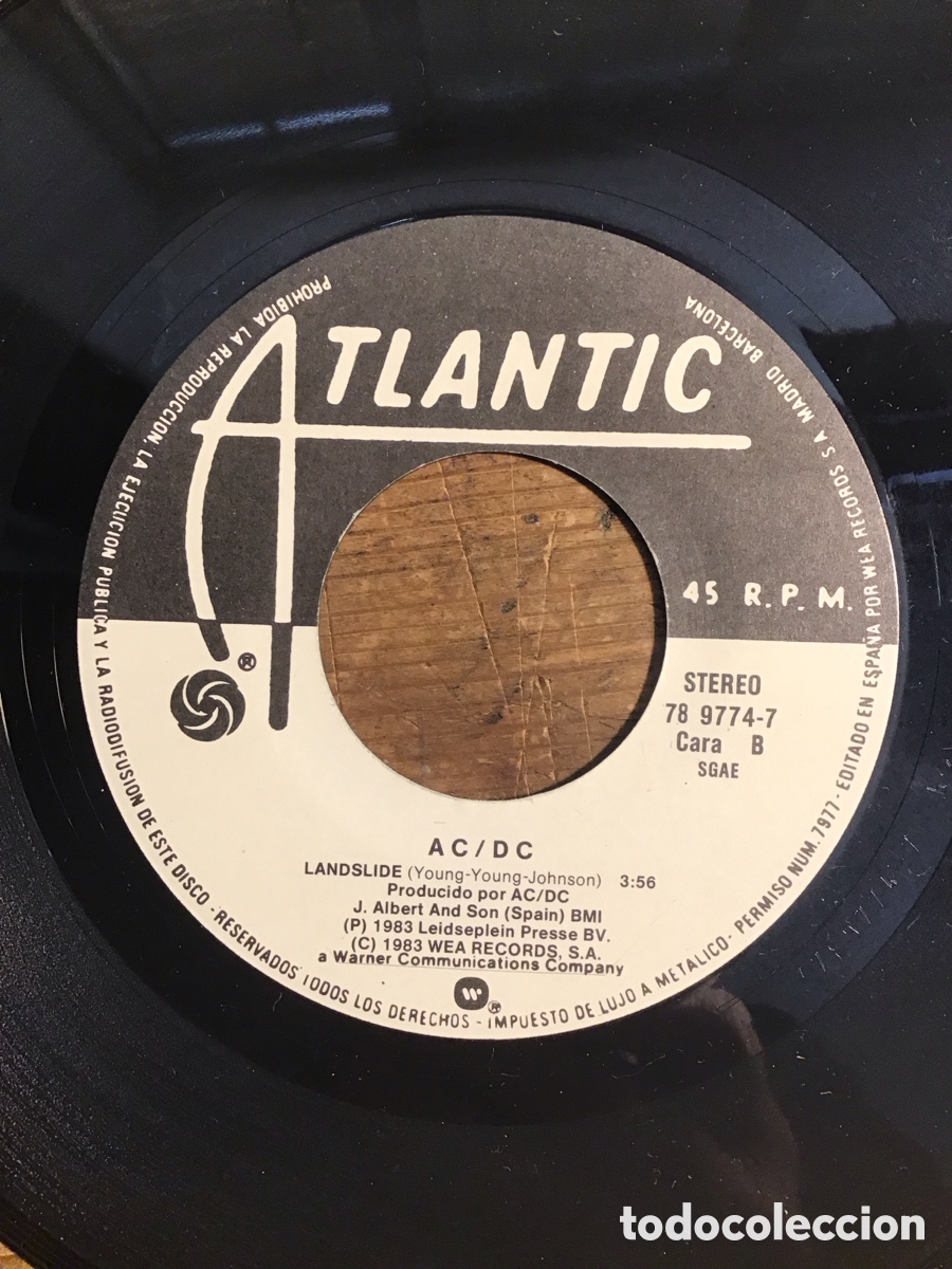 Discos de vinilo: AC/DC PISTOLAS DE ALQUILER - Foto 4