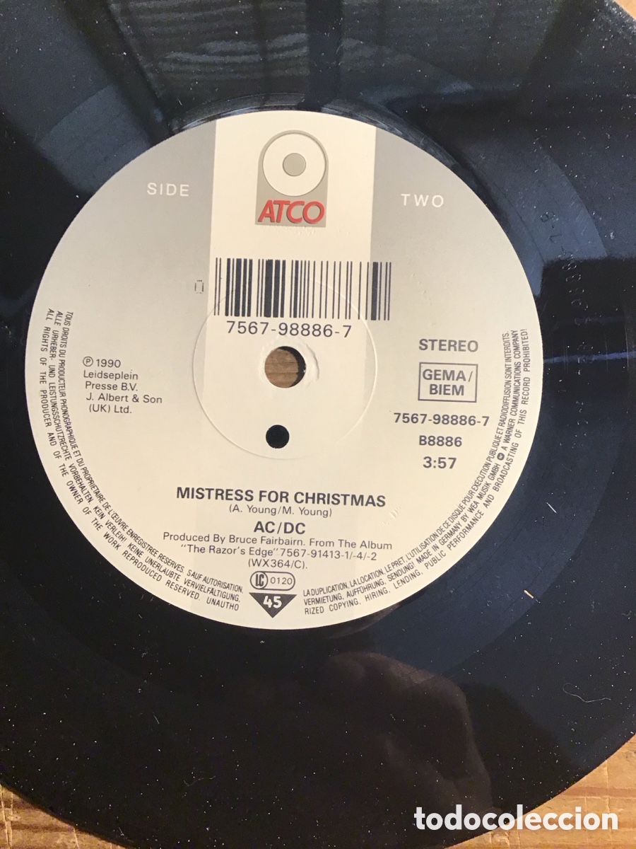 Discos de vinilo: AC/DC MONEY TALKS - Foto 4