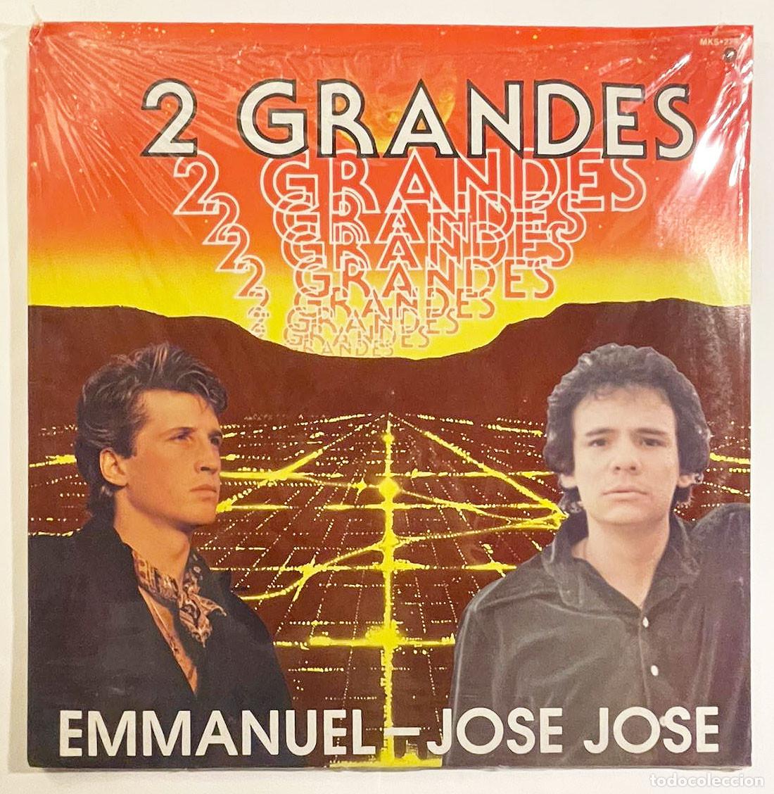 Vinyl records: 2 GRANDES &ldquo;EMMANUEL-JOSE JOSE&rdquo; LP RCA 1985 MEXICO &iexcl;&iexcl;&iexcl;PRECINTADO!!!