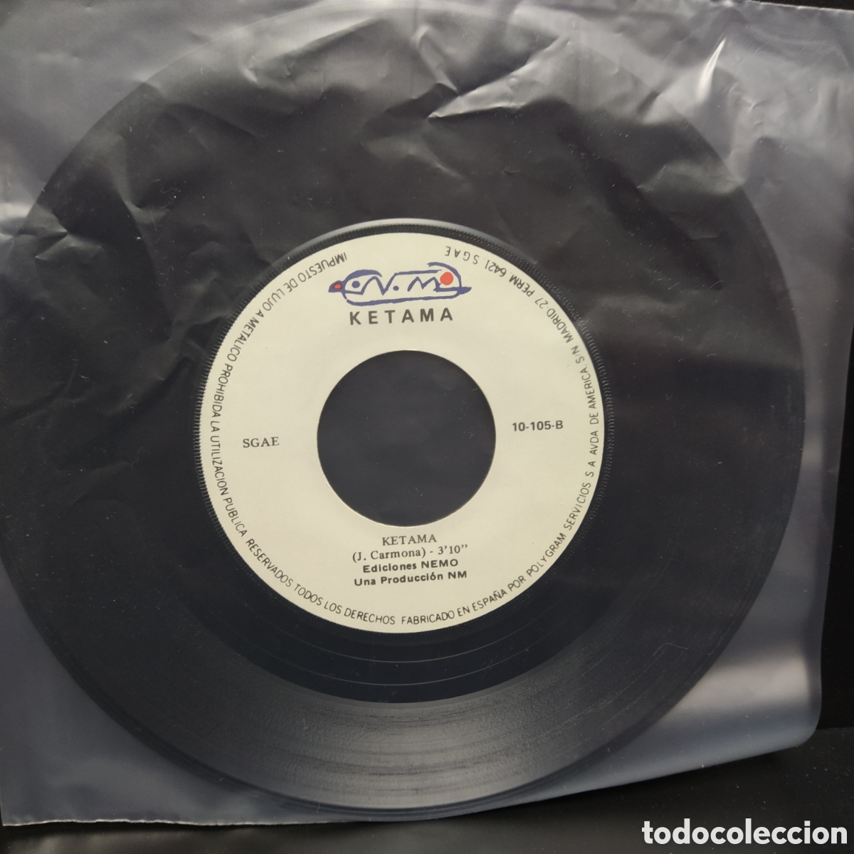 Discos de vinilo: Ketama - Vacio / Ketama (7&rdquo;) - Foto 4
