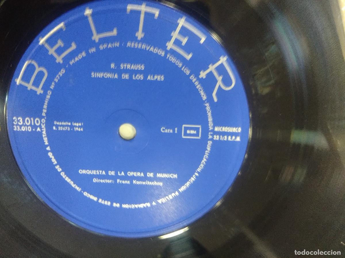 Discos de vinilo: SINFONIA DE LOS ALPES/STRAUSS/VINILO. - Foto 2