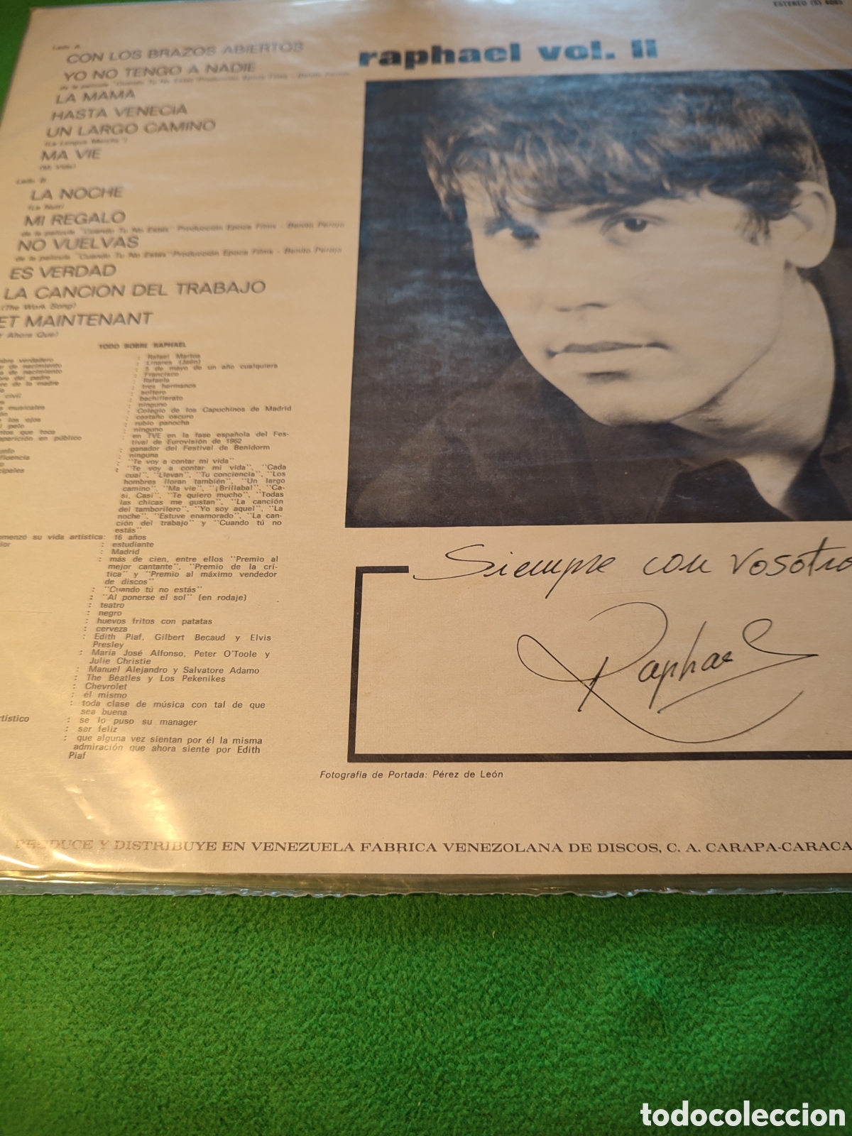 Discos de vinilo: Raphael - Vol 2 Vinilo Lp - Foto 2