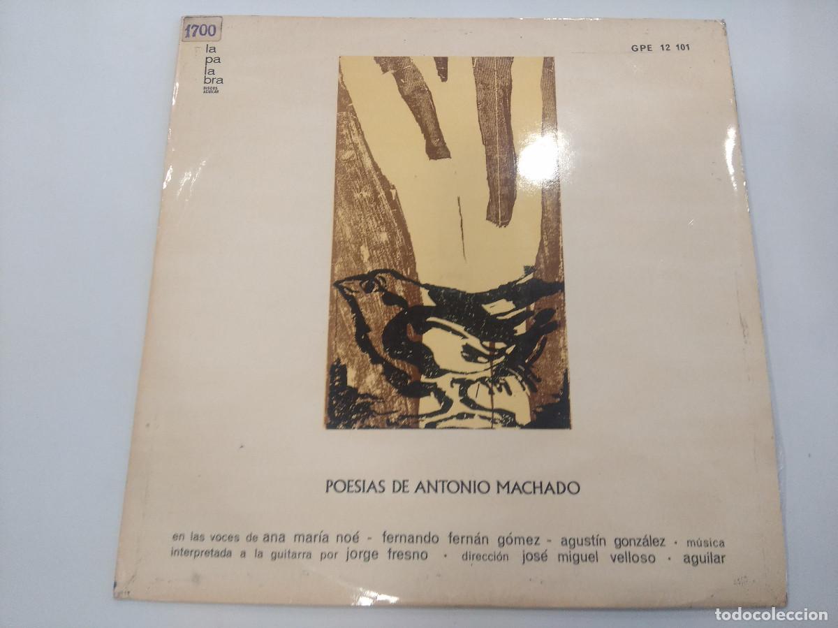 Discos de vinilo: POESIAS DE ANTONIO MACHADO/VINILO.