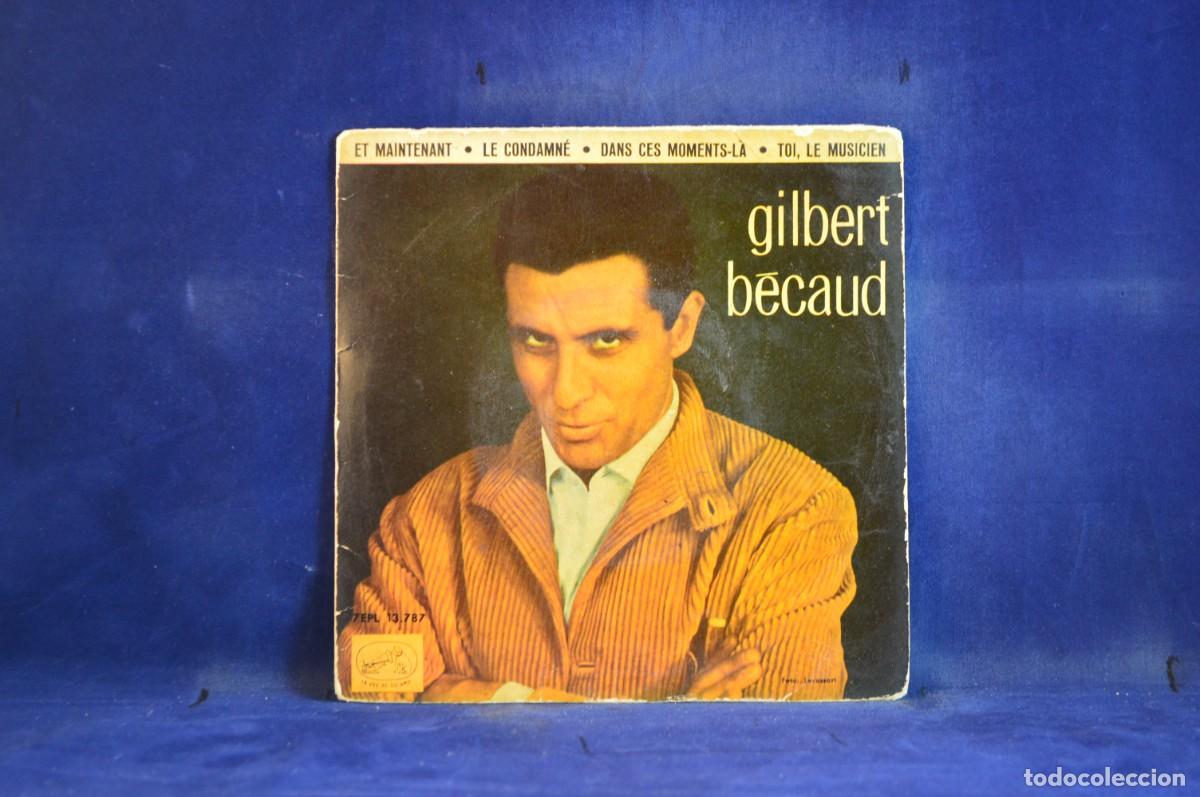 Discos de vinilo: GILBERT BECAUD - ET MAINTENANT - + 3 EP - Foto 1
