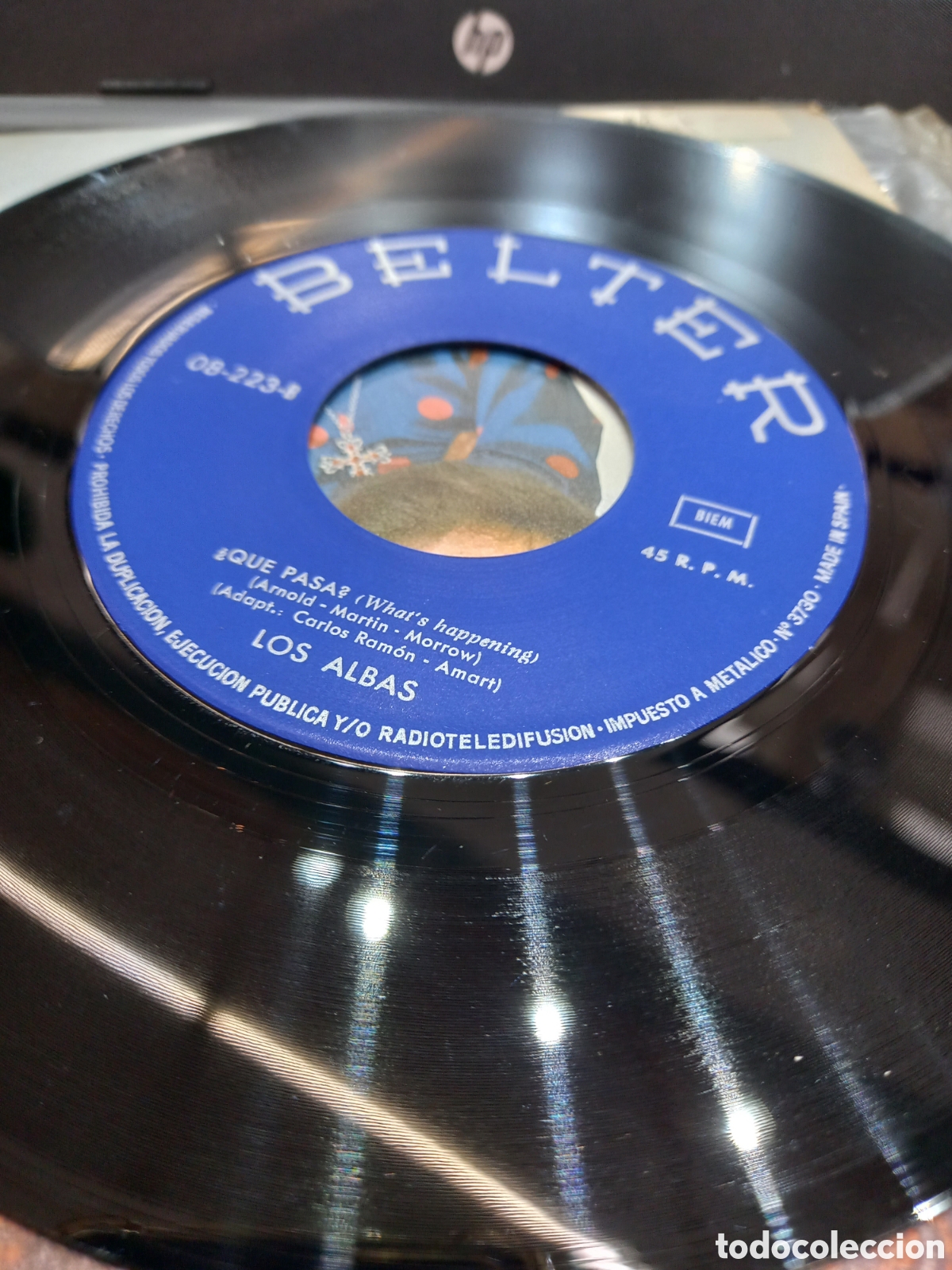 Discos de vinilo: LOS ALBAS - DAVID Y GOLIATH / &iquest;QUE PASA? - SINGLE - COMO NUEVO - Foto 3