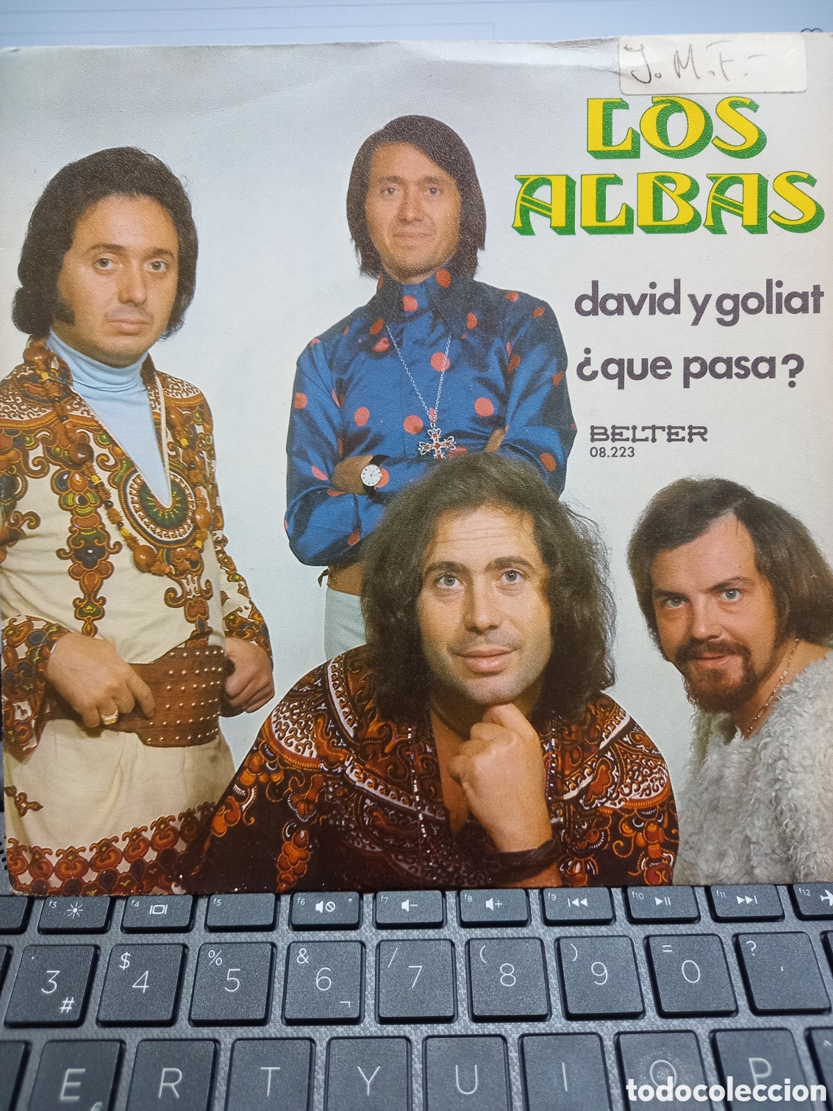 Discos de vinilo: LOS ALBAS - DAVID Y GOLIATH / &iquest;QUE PASA? - SINGLE - COMO NUEVO - Foto 1