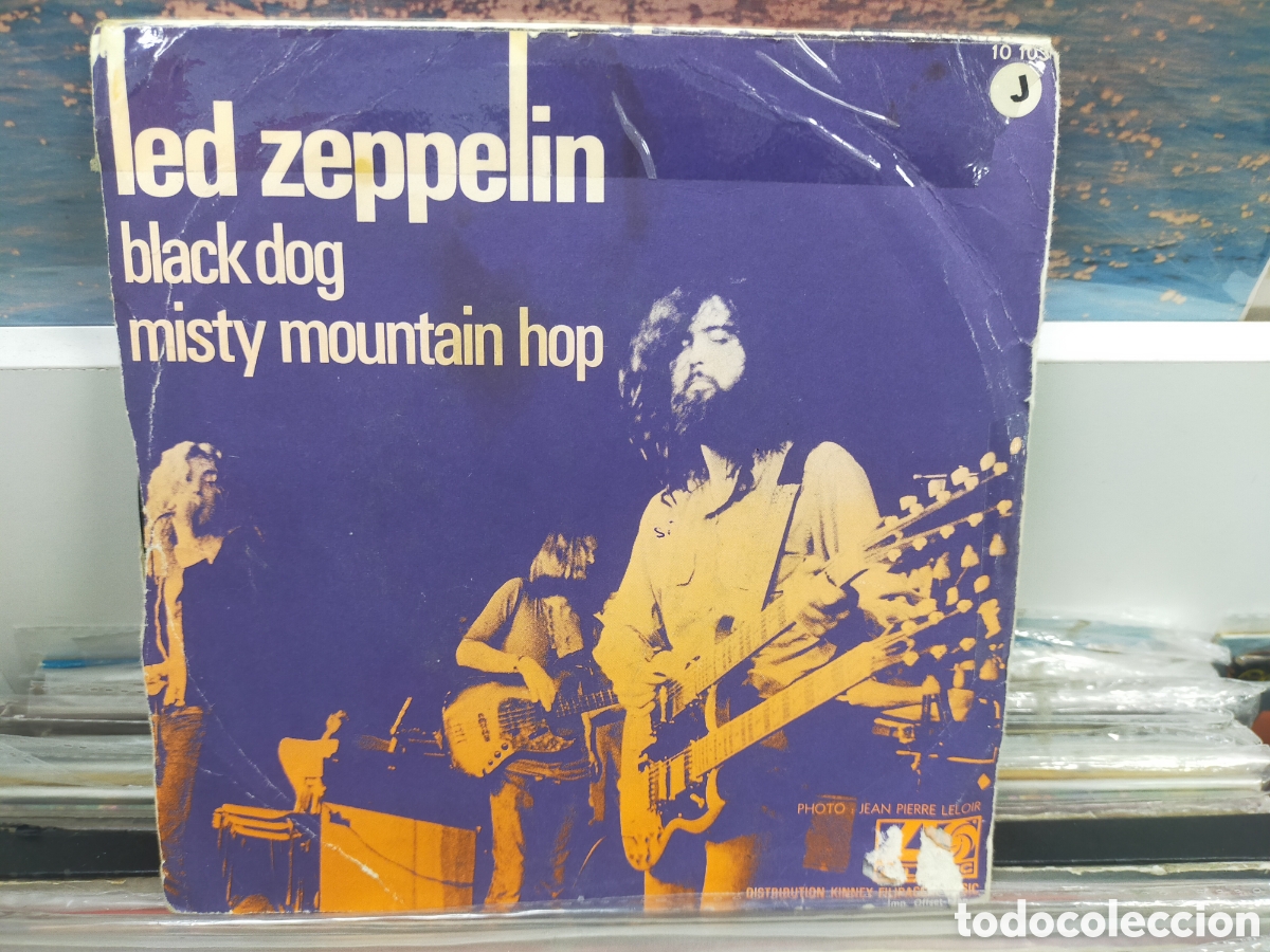 Discos de vinilo: Led Zeppelin single black dog Francia - Foto 2